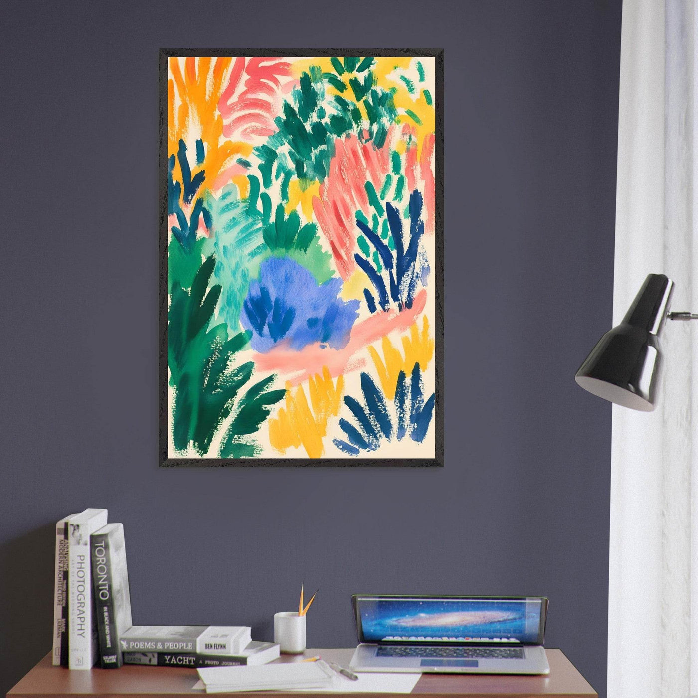 Abstract Floral Delight - Vibrantwalls