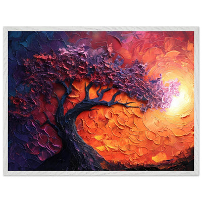 Sunset Hues Vibrant Tree of Life - Vibrantwalls
