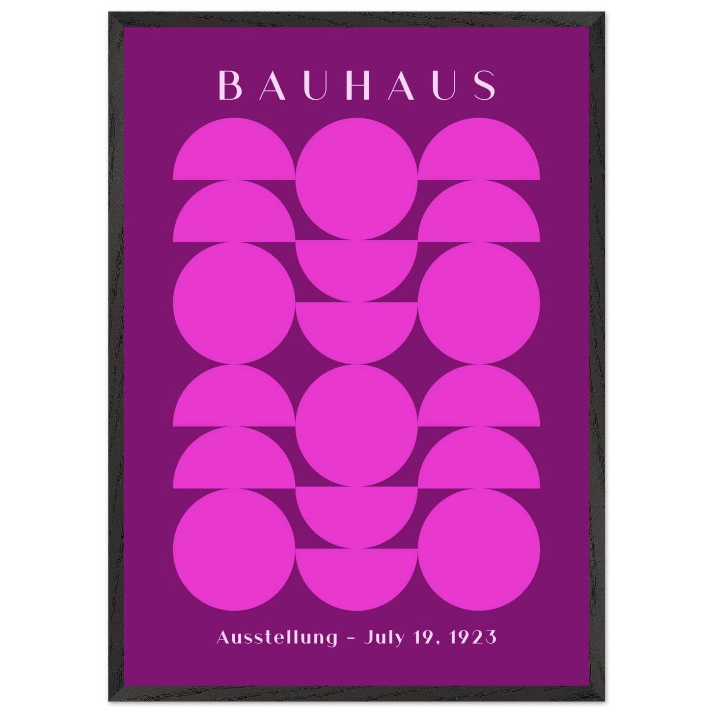Bauhaus Pink & Purple Abstract - Vibrantwalls