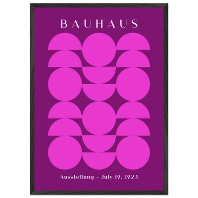 Bauhaus Pink & Purple Abstract - Vibrantwalls