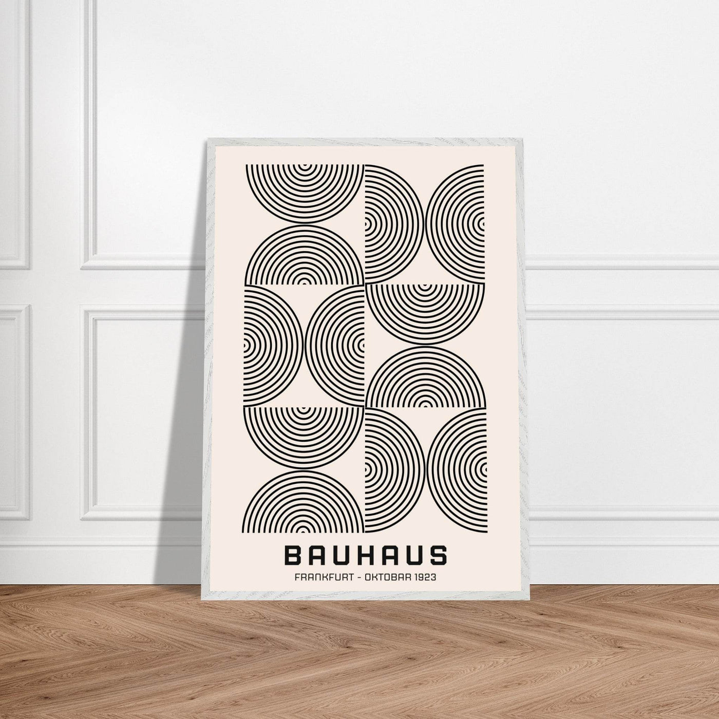 Bauhaus Black & Beige - Vibrantwalls