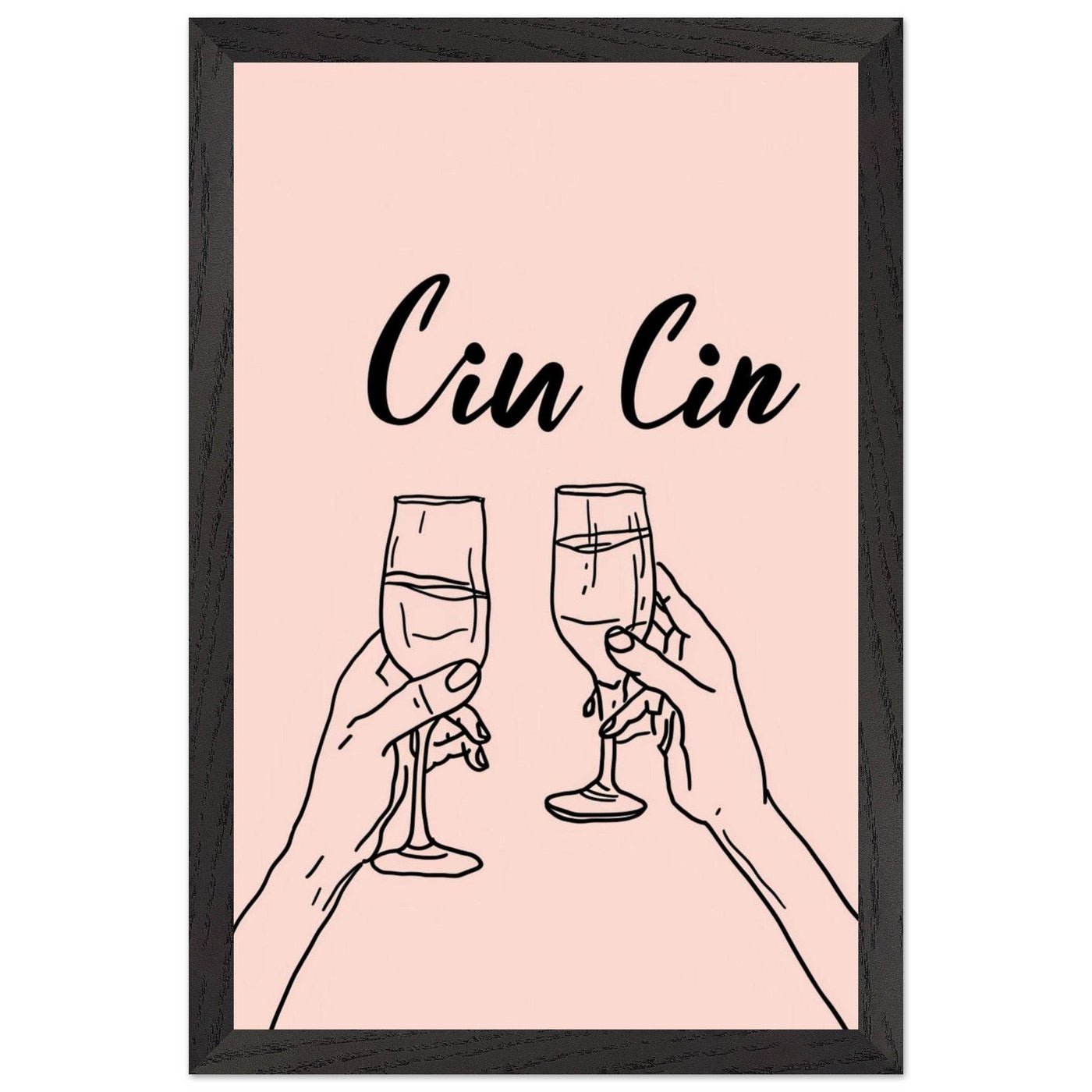 Cin Cin Toast Art Print - Vibrantwalls