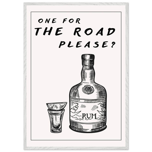 Rum Shot 'One for the Road' - Vibrantwalls