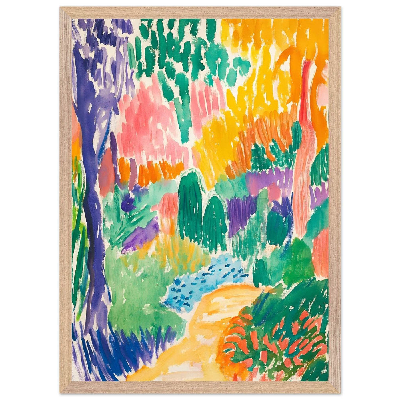 Henri Matisse Abstract Garden Scene - Vibrantwalls