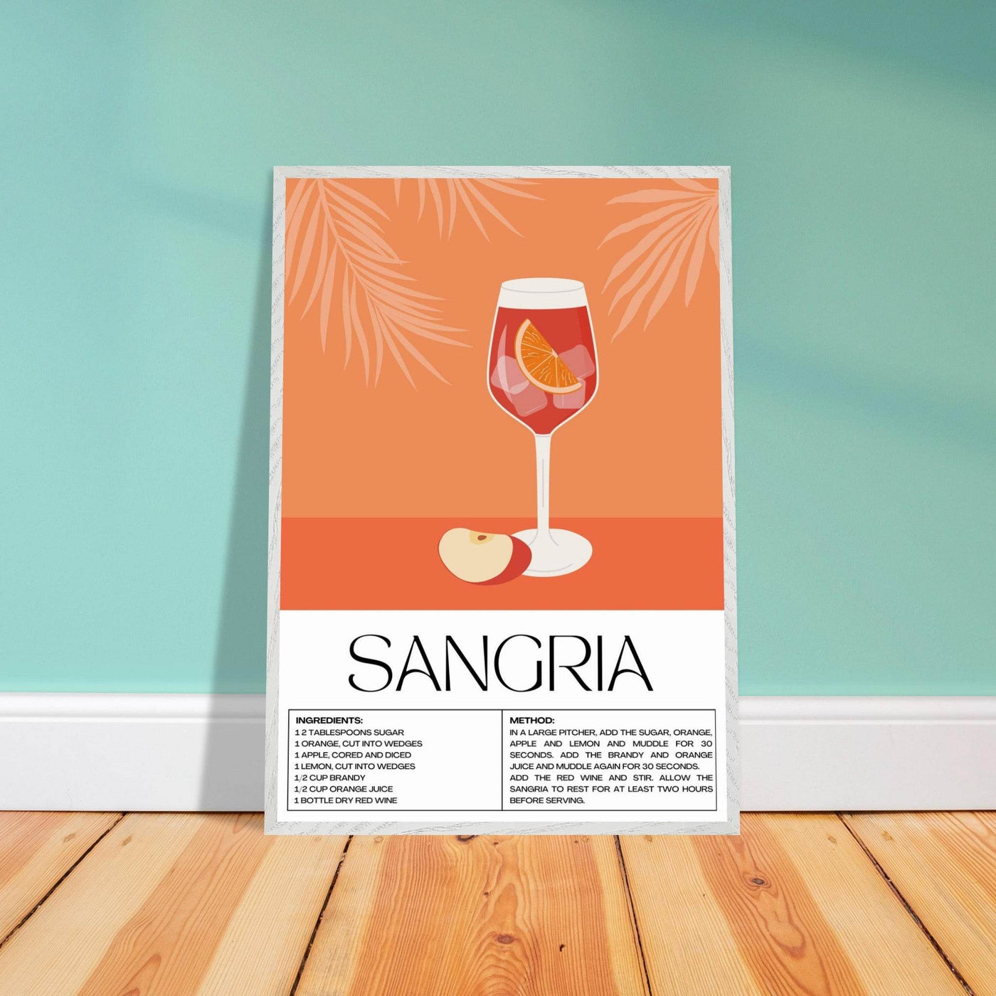 Sangria Cocktail Recipe - Vibrantwalls
