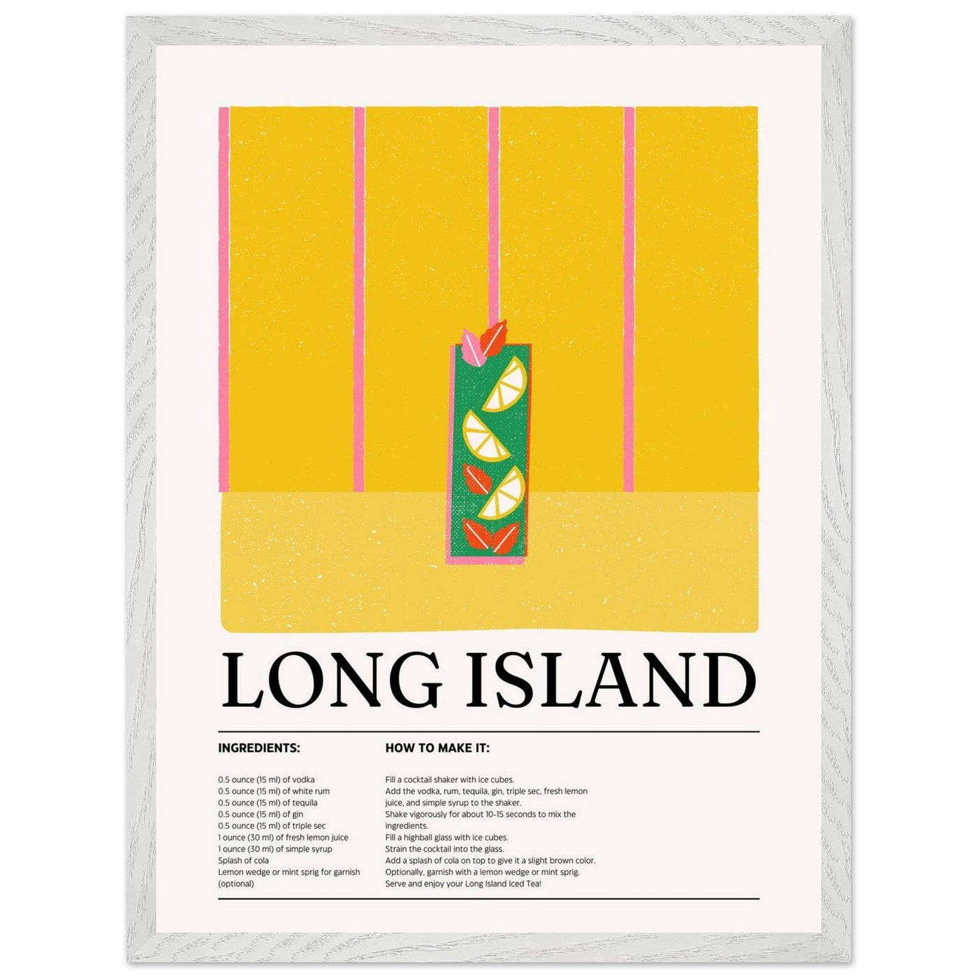 Long Island Iced Tea Recipe Party Drink - Vibrantwalls