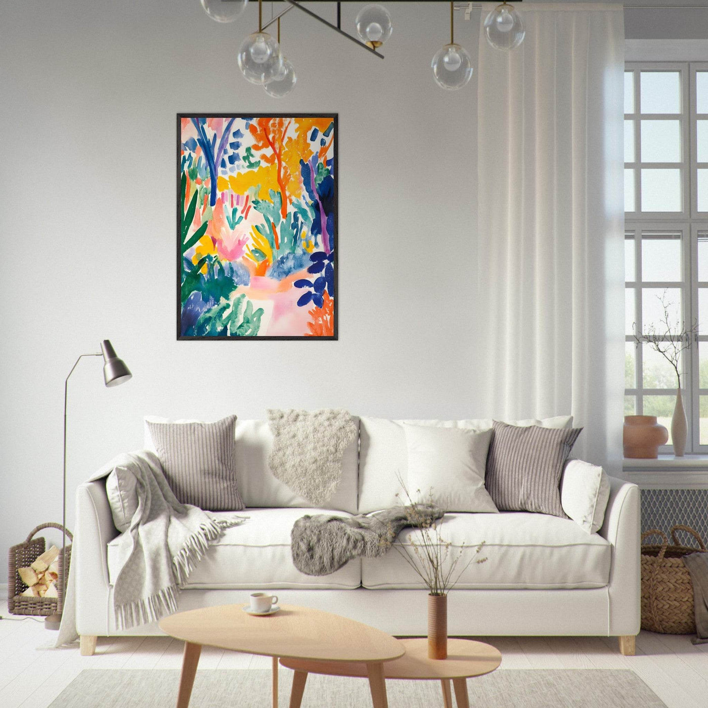 Vibrant Abstract Garden - Vibrantwalls