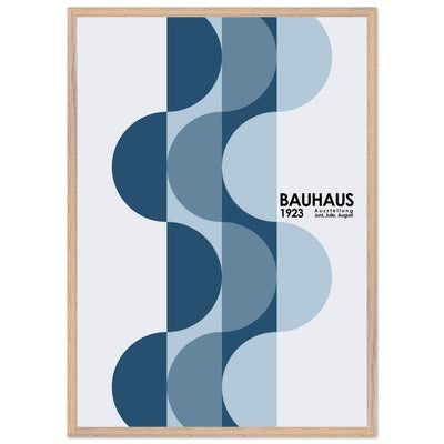 Bauhaus-Style The Blue Design - Vibrantwalls