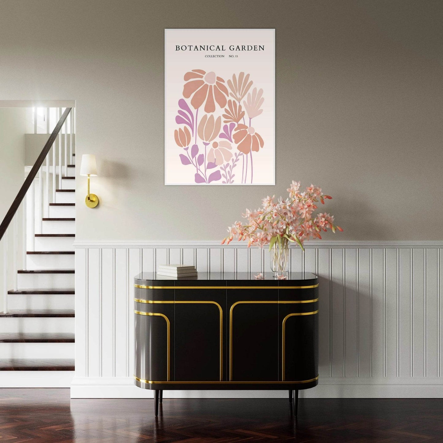 Botanical Garden Collection Framed Posters – Soft Floral Abstract Art Prints | Ready-to-Hang - Vibrantwalls
