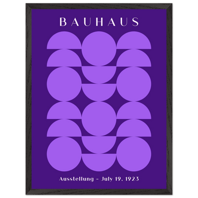 Bauhau 1923 Purple Geometric - Vibrantwalls