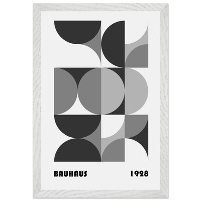 Bauhaus 1928 - Geometric Monochrome - Vibrantwalls