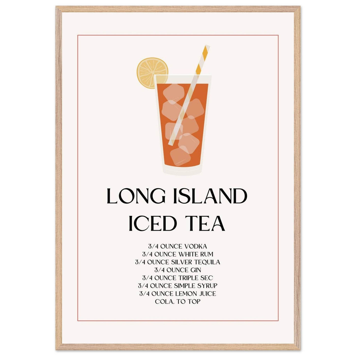 Long Island Iced Tea Recipe Strong Cocktail - Vibrantwalls
