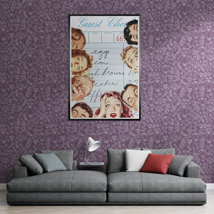 Retro Diner Drama - Vibrantwalls