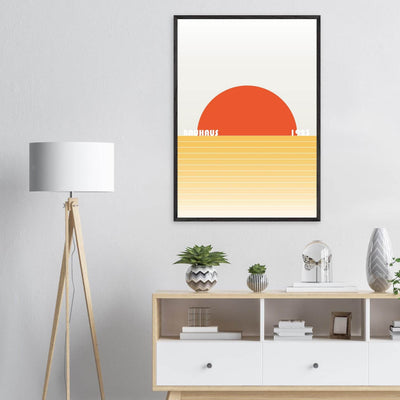Bauhaus Sunset Abstraction - Vibrantwalls