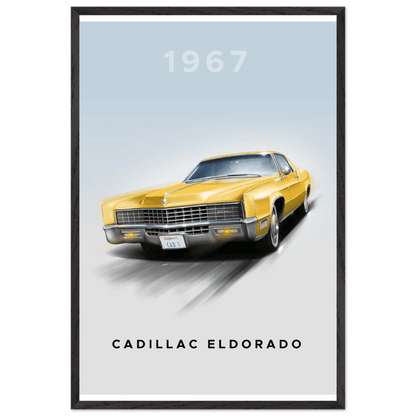 1967 Cadillac Eldorado - Iconic American Luxury Framed Poster - Vibrantwalls