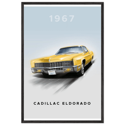 1967 Cadillac Eldorado - Iconic American Luxury Framed Poster | Premium Wall Art, Ready-to-Hang in Your Style - Vibrantwalls