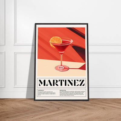 Martinez Cocktail - Vibrantwalls