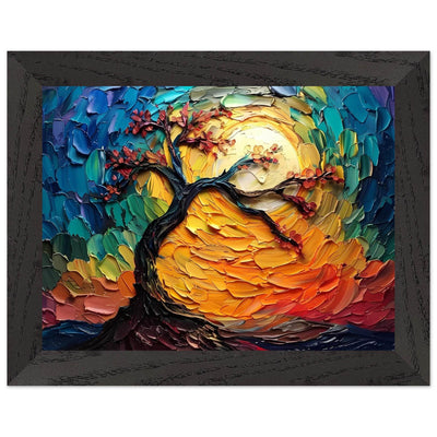 Impasto Tree of Life Poster - Vibrantwalls