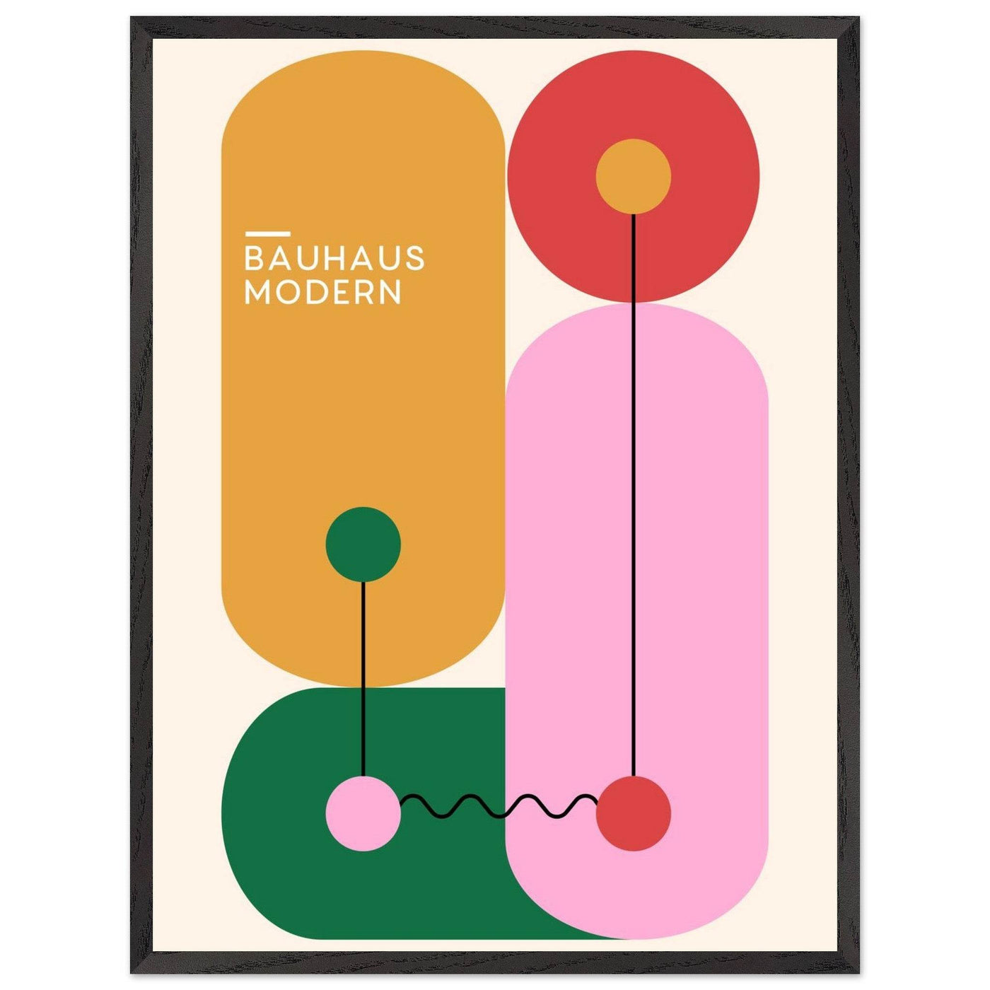 Bauhaus Colorful Geometric Art for Modern Home Decor - Vibrantwalls