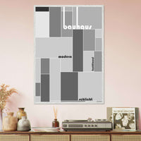 Bauhaus Style Grid Wall Art - Vibrantwalls