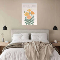 Botanical Garden Poppy Wall Art - Vibrantwalls