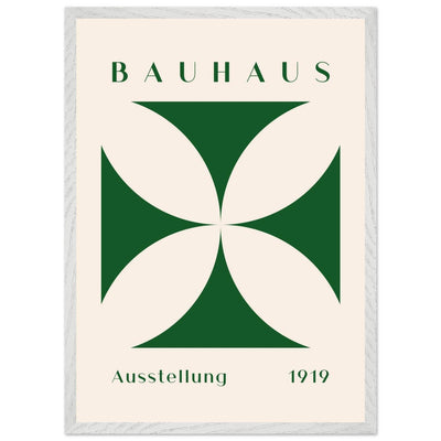 Deep Green Cream Bauhaus 1919 - Vibrantwalls