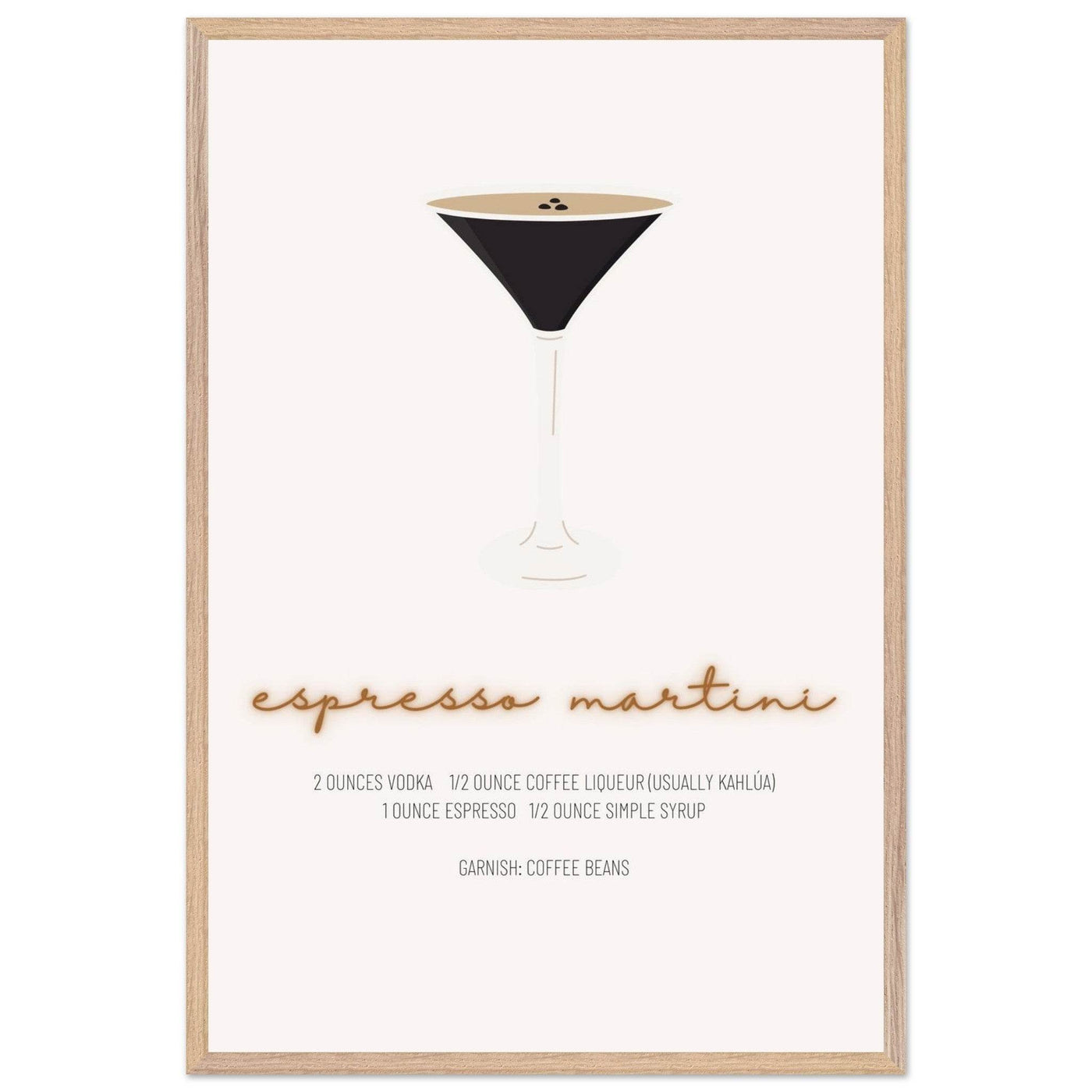 Espresso Martini Cocktail Recipe - Vibrantwalls
