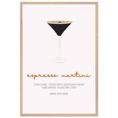 Espresso Martini Cocktail Recipe - Vibrantwalls