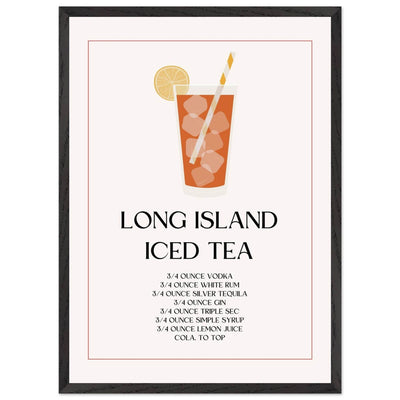Long Island Iced Tea Recipe Strong Cocktail - Vibrantwalls