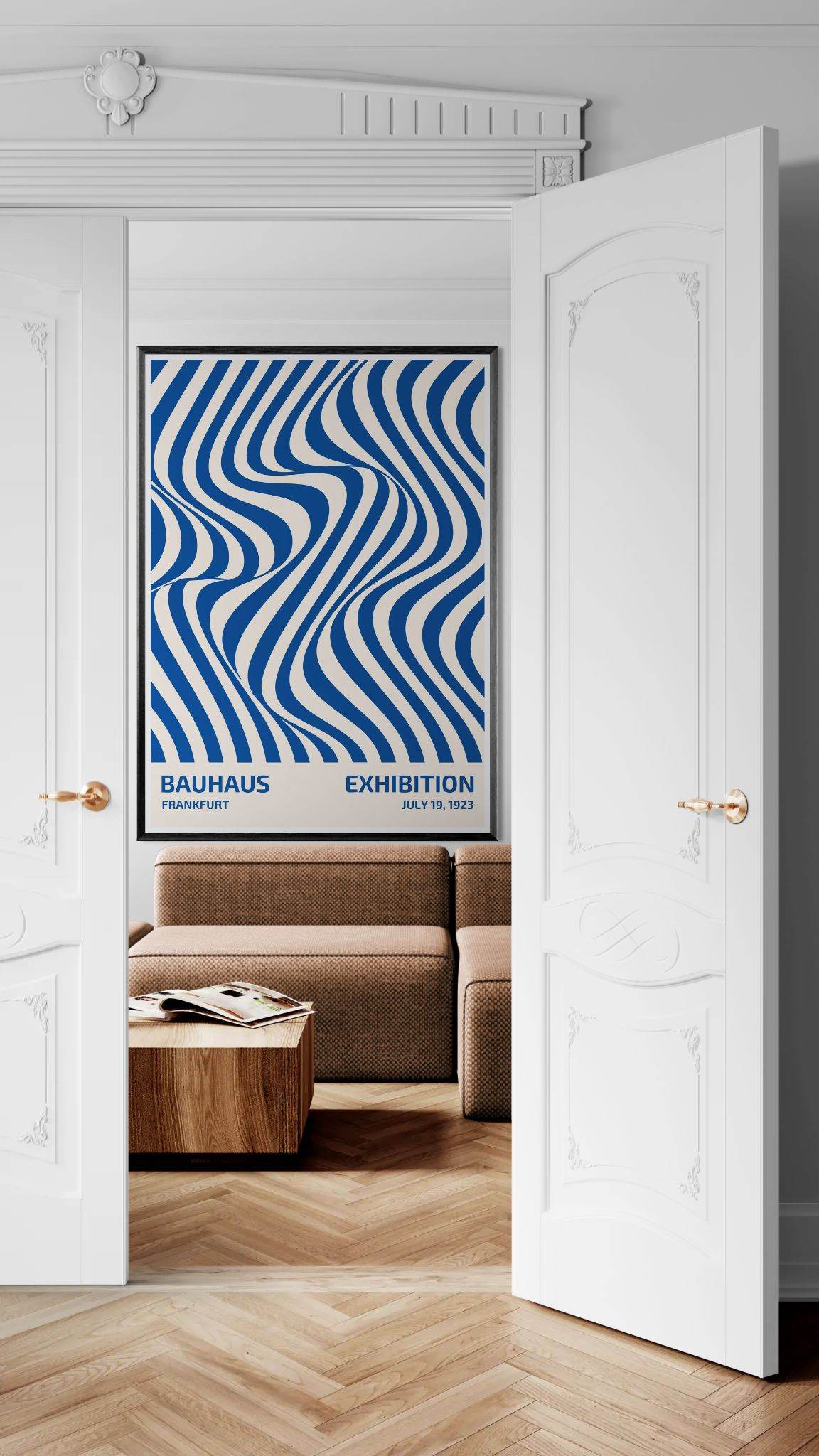 Bauhaus Ausstellung 1923 Op Art Wavy - Vibrantwalls