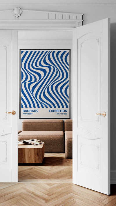 Bauhaus Ausstellung 1923 Op Art Wavy - Vibrantwalls