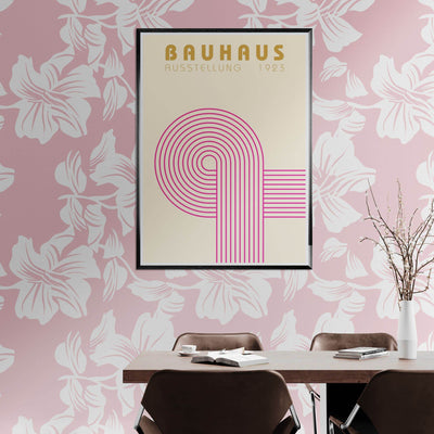 Bauhaus Pink Pop Decor for Modern Home Aesthetics - Vibrantwalls