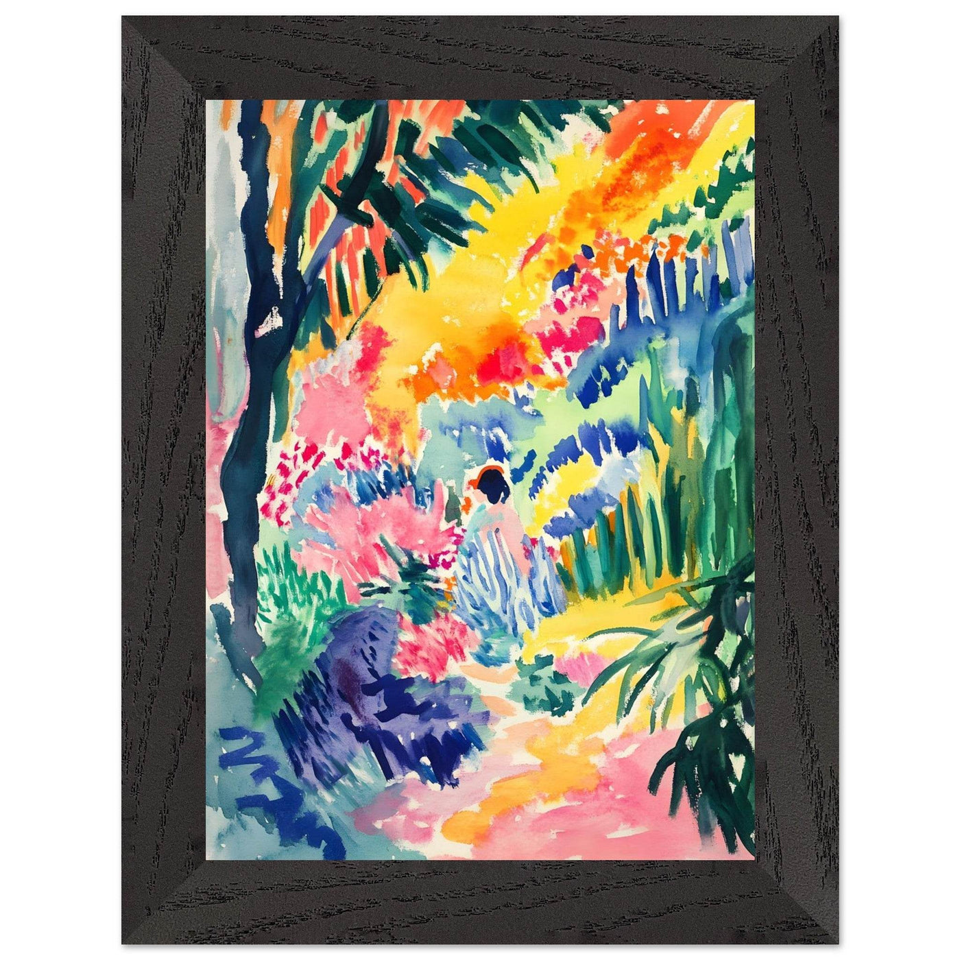 Vibrant Abstract Garden Henri Matisse - Vibrantwalls