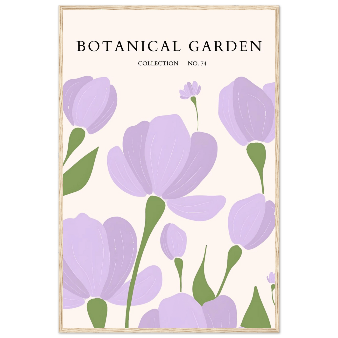 Botanical Garden Elegant Lavender Bloom Art Print - Vibrantwalls