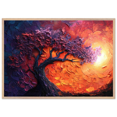 Sunset Hues Vibrant Tree of Life - Vibrantwalls