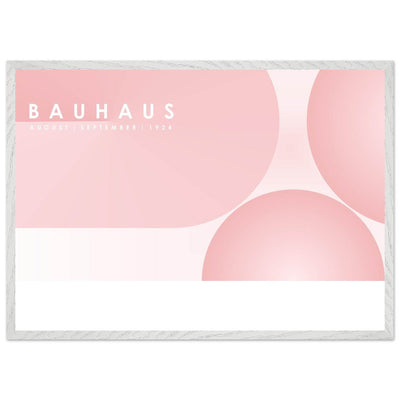 Bauhaus-Style Soft Pink Geometric - Vibrantwalls