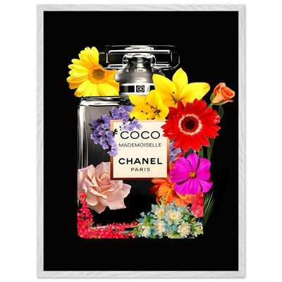 Vibrant Coco Mademoiselle Floral Art Print - Premium Framed Wall Decor in Your Choice of Size & Finish - Vibrantwalls