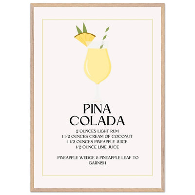 Pina Colada Cocktail Recipe - Vibrantwalls
