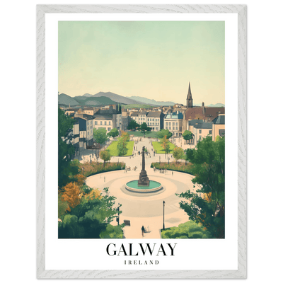 Galway Ireland Framed Poster – Vintage Travel Wall Art with Rustic Charm & Your Choice of Frame - Vibrantwalls