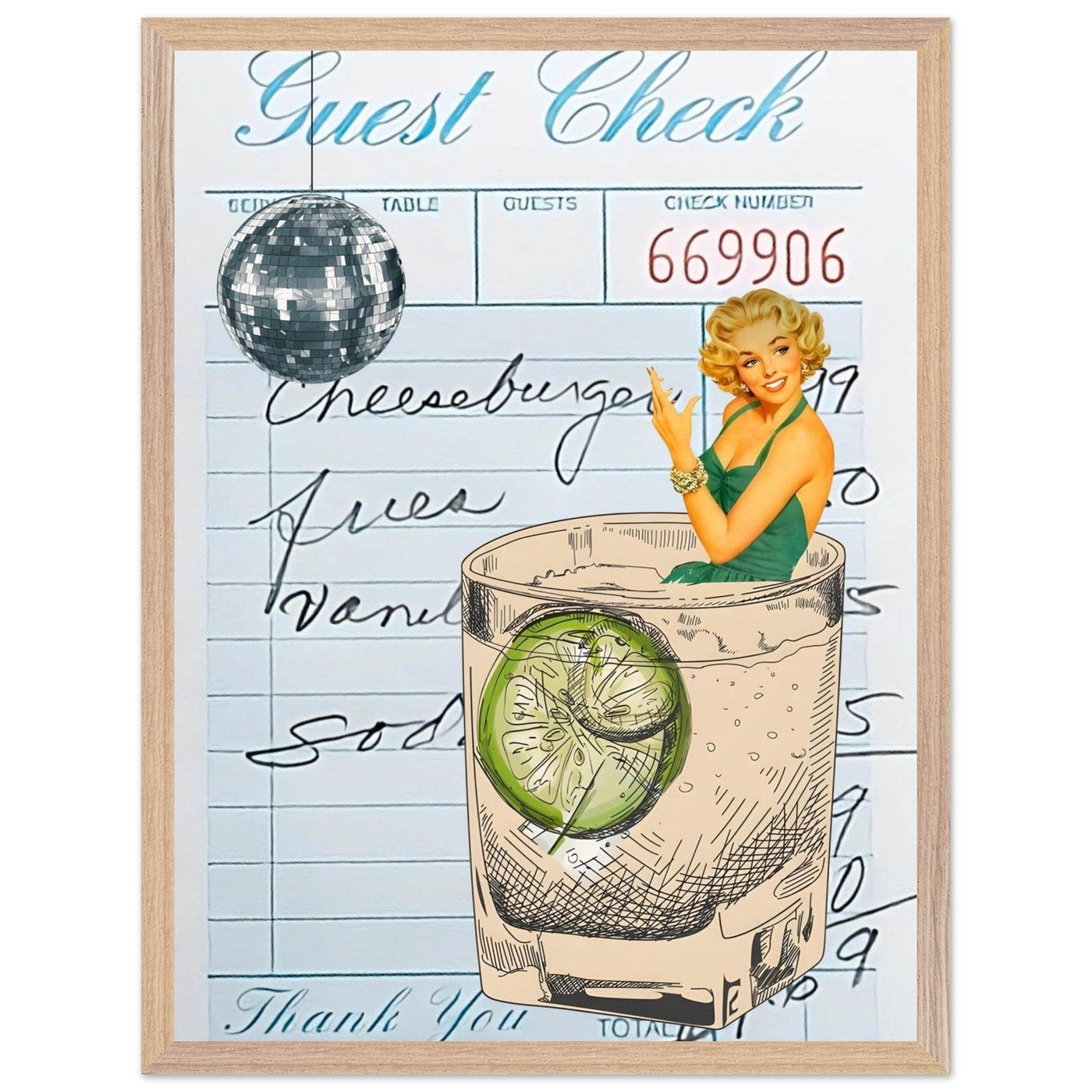 Retro Glam Gin & Tonic Cocktail Recipe - Vibrantwalls