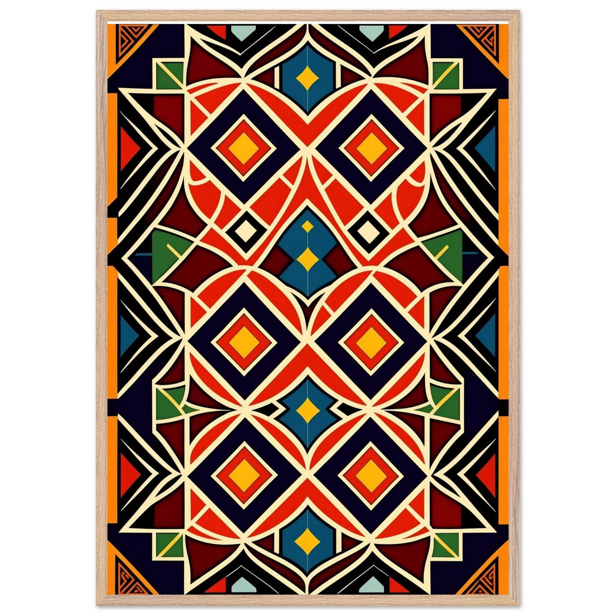 Abstract Geometric Wall Decor - Unique Boho Art for Contemporary Spaces - Vibrantwalls