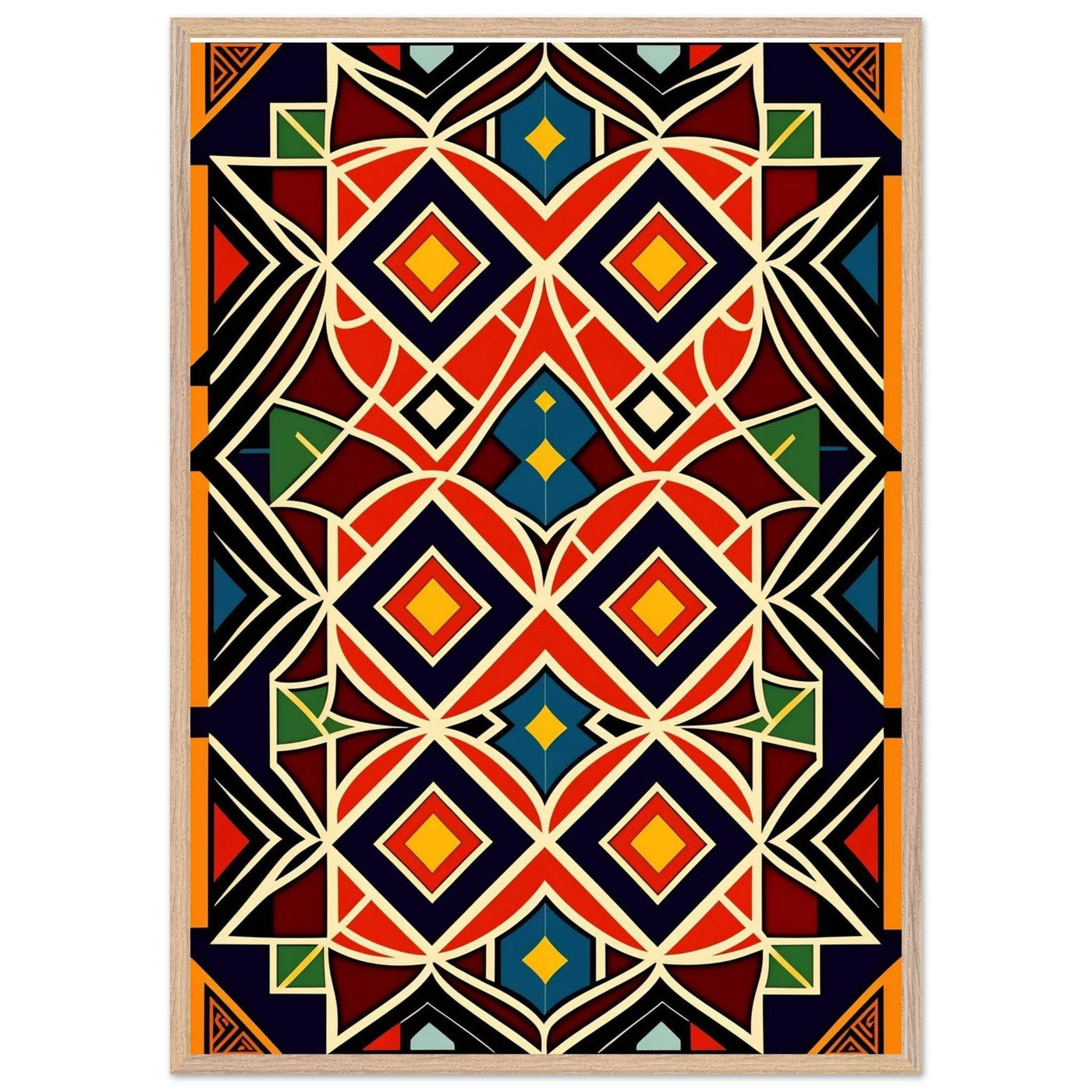 Abstract Geometric Wall Decor - Unique Boho Art for Contemporary Spaces - Vibrantwalls