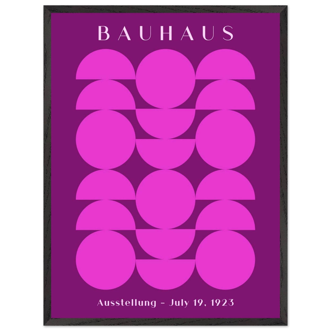 Bauhaus Pink & Purple Abstract - Vibrantwalls