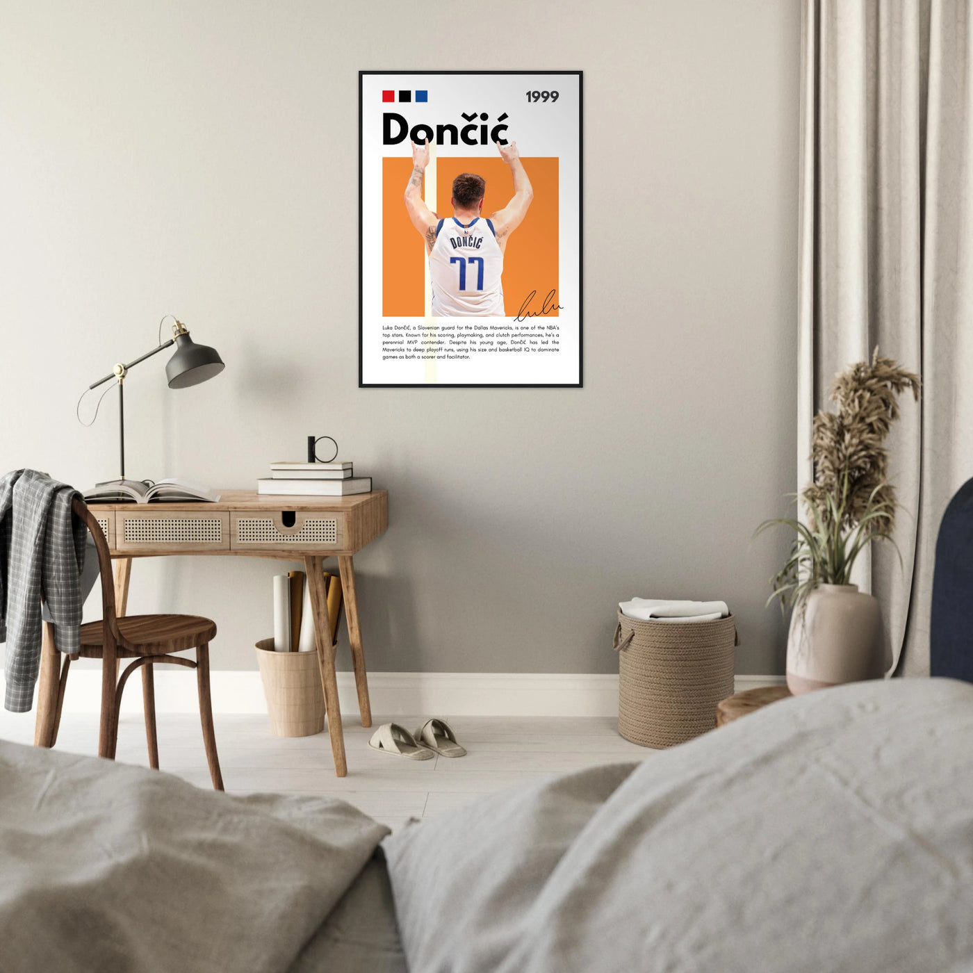 Luka Dončić El Matador Mavericks Framed Poster Vibrantwalls