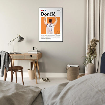 Luka Dončić El Matador Mavericks Framed Poster Vibrantwalls