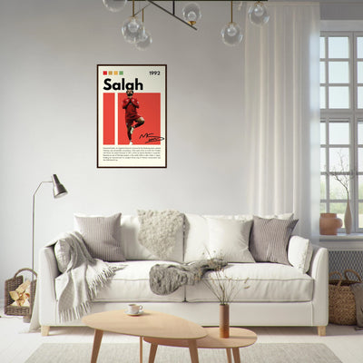 Mohamed Salah Liverpool FC Framed Poster – Iconic Yoga Pose Football Art Print Vibrantwalls