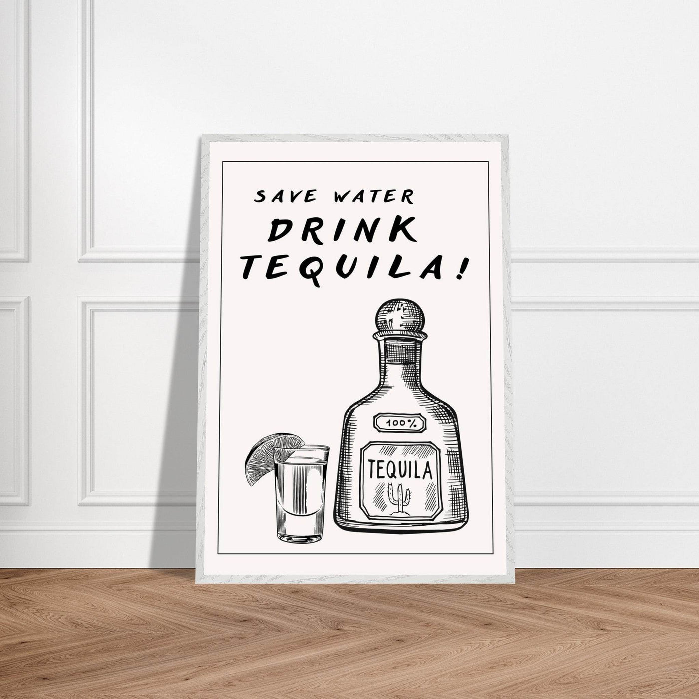 Save Water Drink Tequila Fun Bar - Vibrantwalls