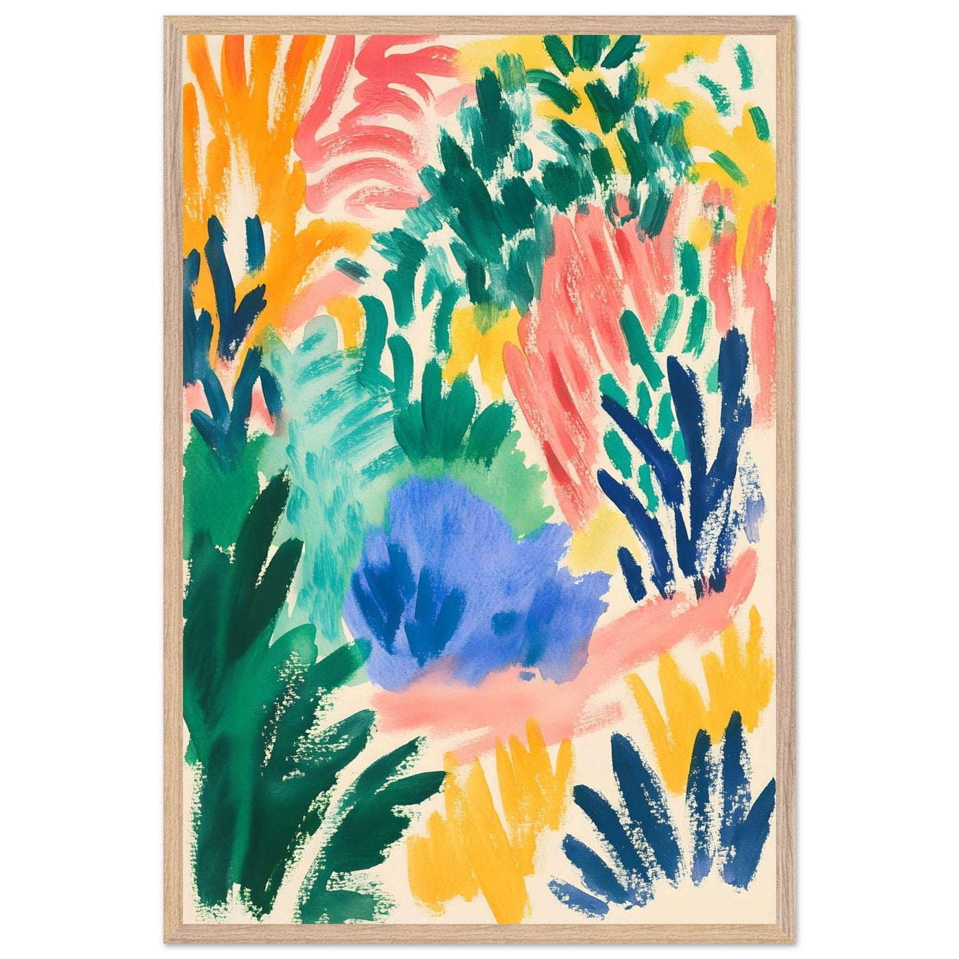 Abstract Floral Delight - Vibrantwalls