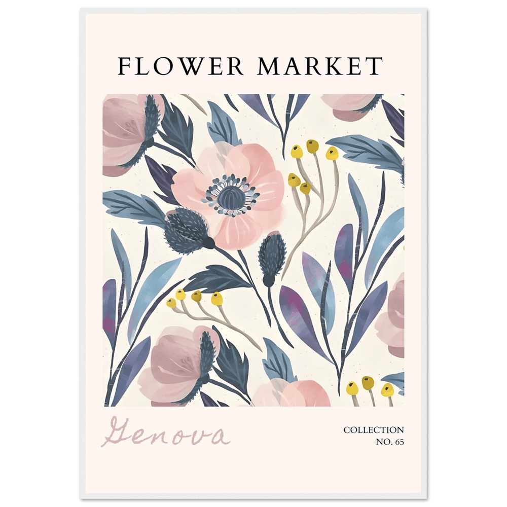 Genova Flower Market Wall Art - Vibrantwalls