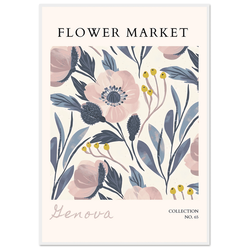 Genova Flower Market Wall Art - Vibrantwalls